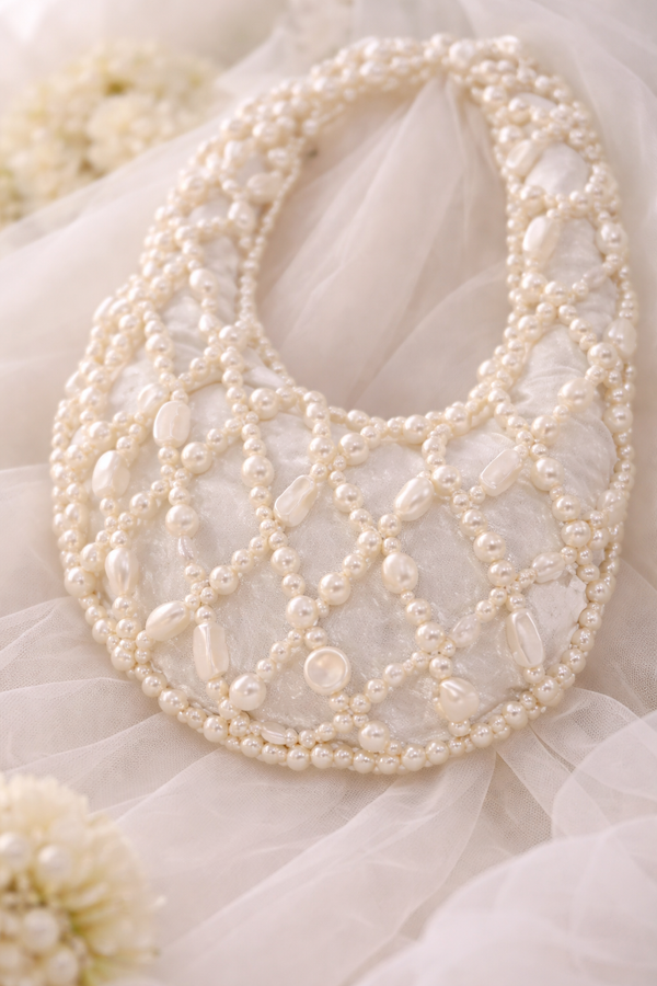Handcrafted Pearl Bag – Elegant Bridal & Party Wear Hand bag